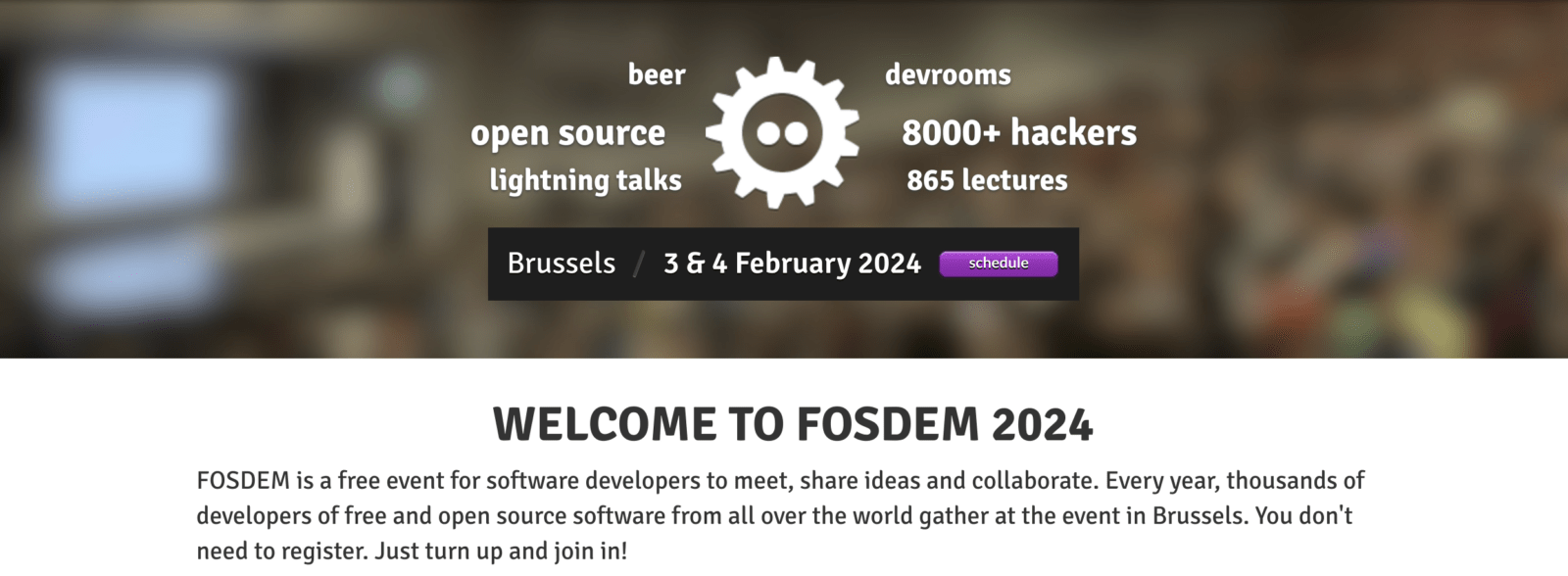 我們的執行長在 FOSDEM 發表簡報