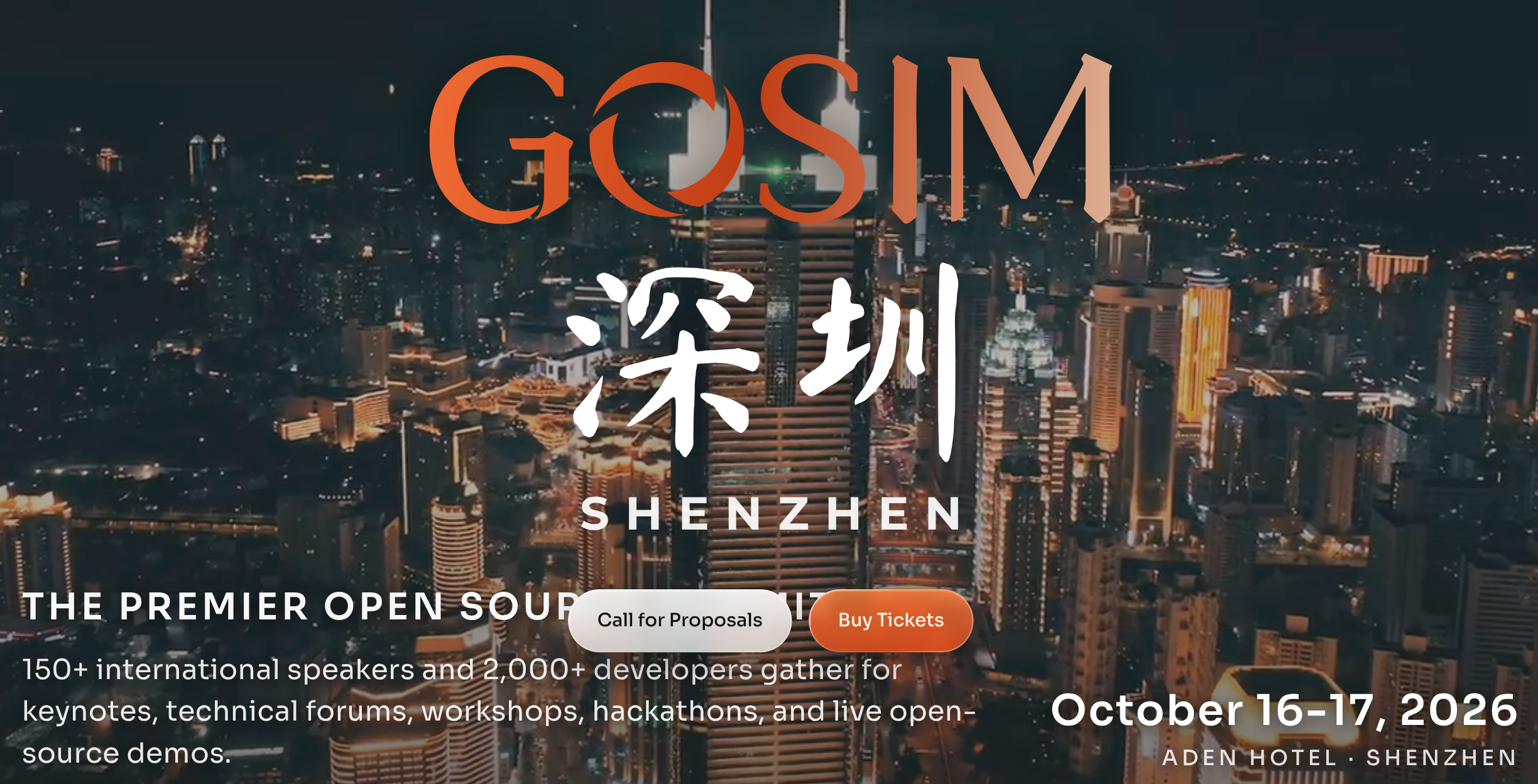 GOSIM Open Source Talk 2026